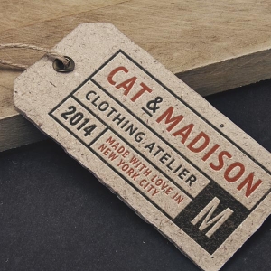 MUSTACHIO CLOTHING TAG