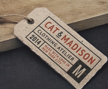 MUSTACHIO CLOTHING TAG